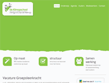 Tablet Screenshot of klimopschool.net
